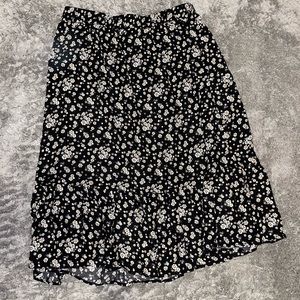 Rachel Zoe midi skirt with daisy print